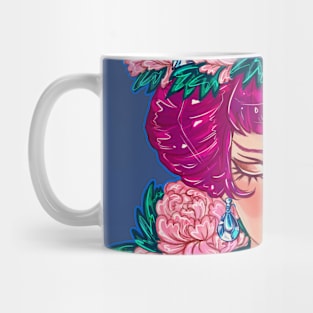 SURROUNDED BY PEONIES Mug